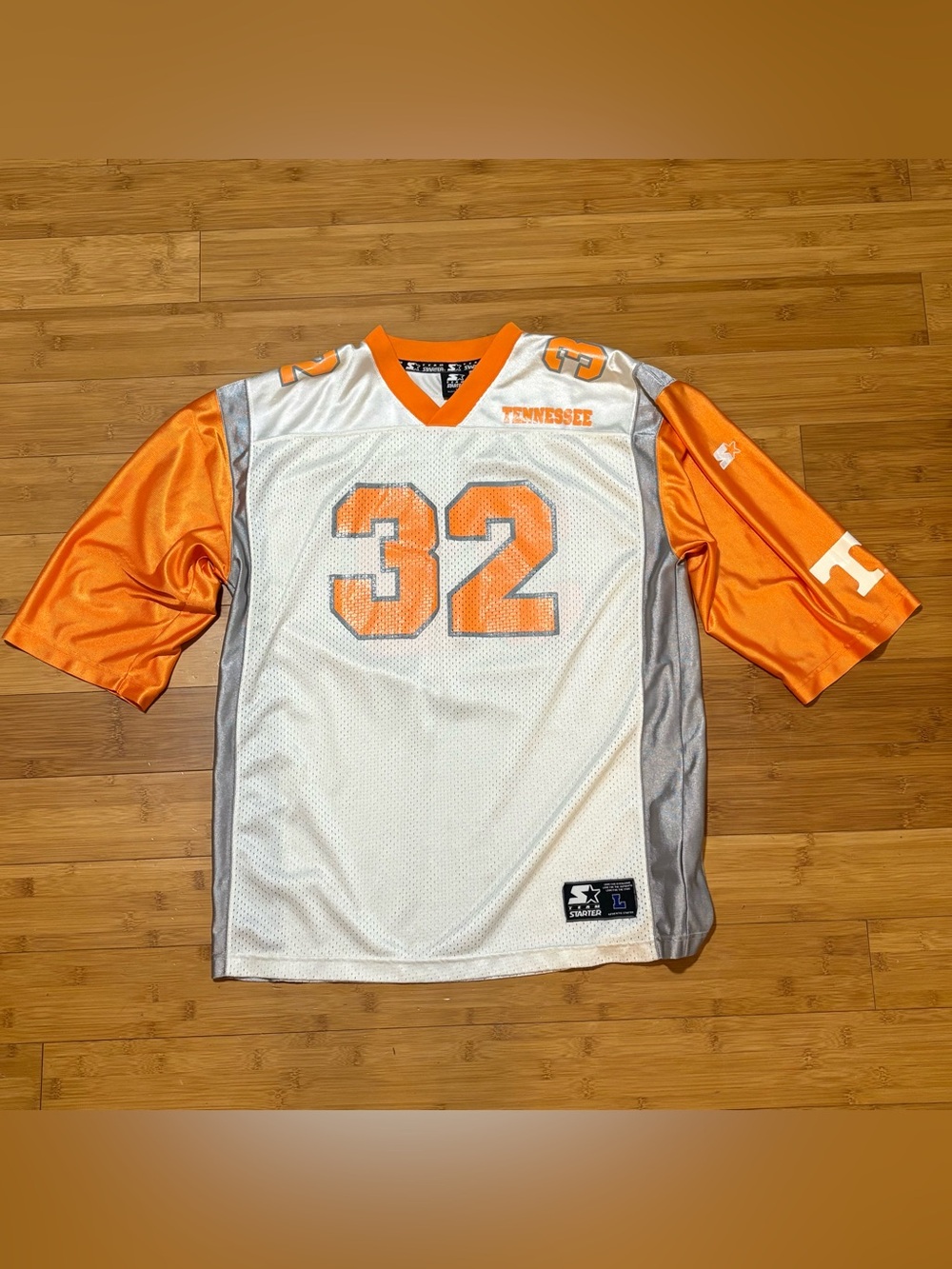 Vintage 90s Tennessee Vols Team Starter Football Jersey #32 Large UT NCAA
